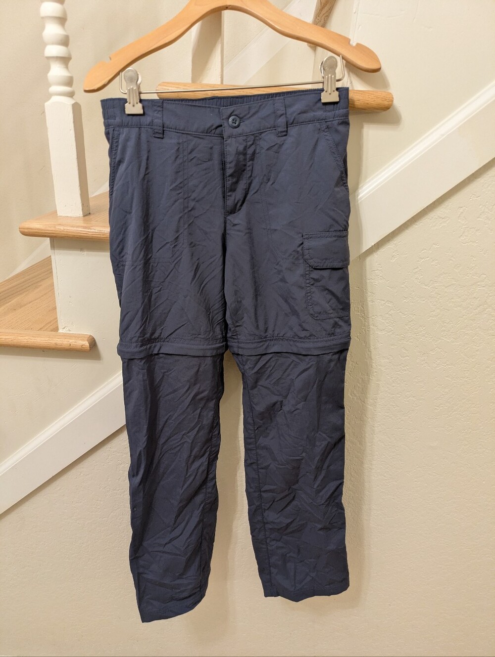 Columbia Youth - Blue Convertible Zip-Off Hiking Pants - Youth Size M - Hiking